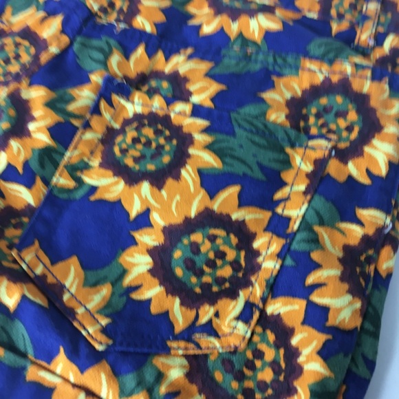 Retro Forever 21 Sunflower High Waisted Shorts size 26 100% Cotton - Picture 10 of 10